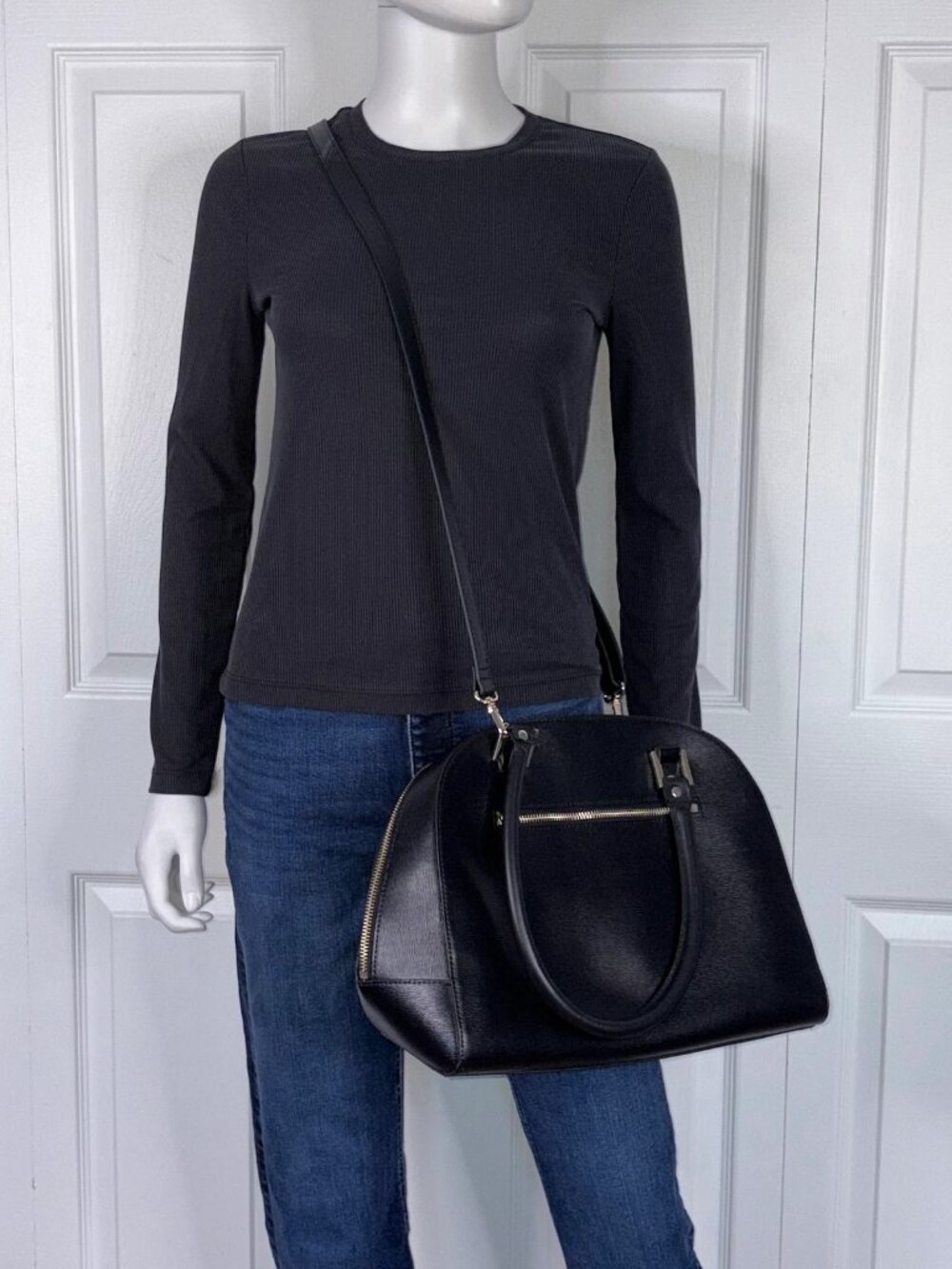 DANIER black leather bag